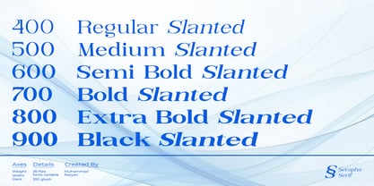 Serapha Serif Font Poster 7