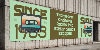 Sound Groove Font Poster 10