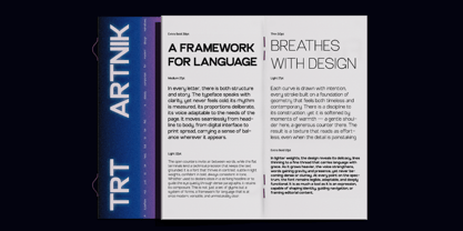TRT Artnik Font Poster 14
