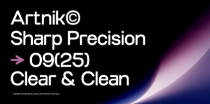 TRT Artnik Font Poster 4