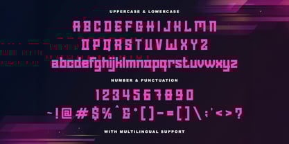 Cyber Display Font Poster 6