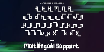 Cyber Display Font Poster 7