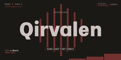 Qirvalen Font Poster 1