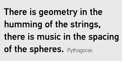 PF DIN Text Font Poster 6