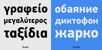 PF DIN Text Font Poster 12