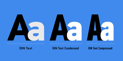 PF DIN Text Font Poster 3