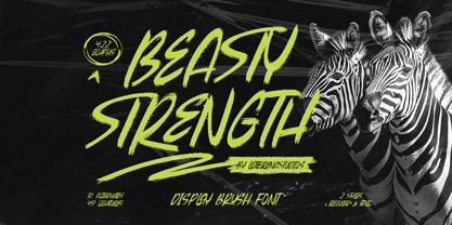 Beasty Strength Font Poster 1
