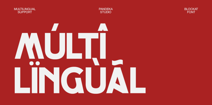 Blockat Font Poster 6