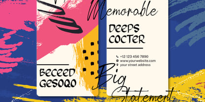 Decesery Font Poster 4