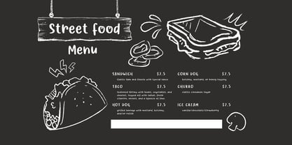 Comfort Steak Font Poster 5