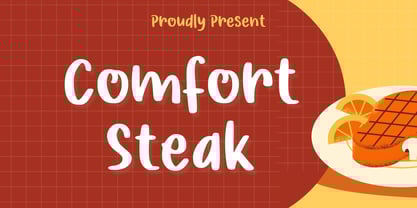 Comfort Steak Font Poster 1