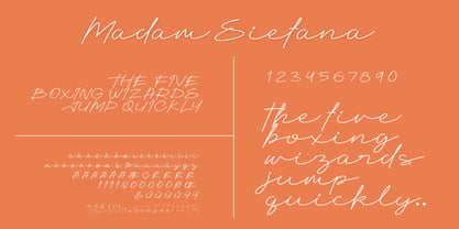 Madam Siefana Font Poster 3