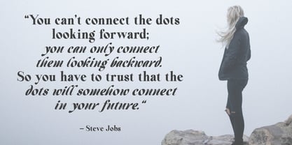 Comethrue Font Poster 7