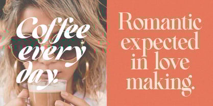 Comethrue Font Poster 2