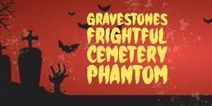 Ghost Region Font Poster 2