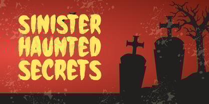 Ghost Region Font Poster 4