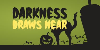 Ghost Region Font Poster 3