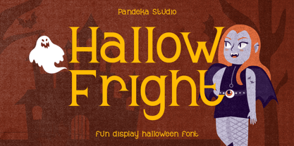 Hallow Fright Font Poster 1