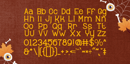 Hallow Fright Font Poster 9