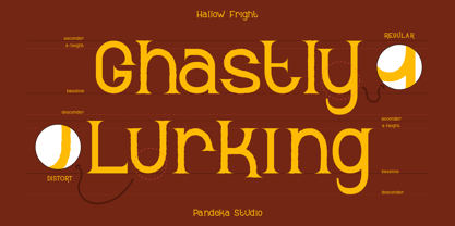 Hallow Fright Font Poster 2