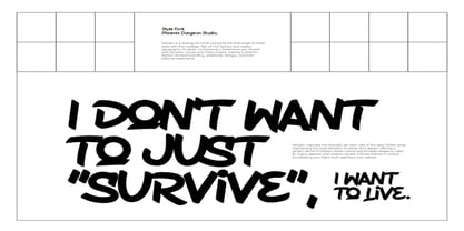 Kiboshi Font Poster 4
