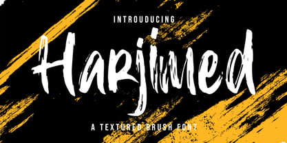 Harjimed Font Poster 1