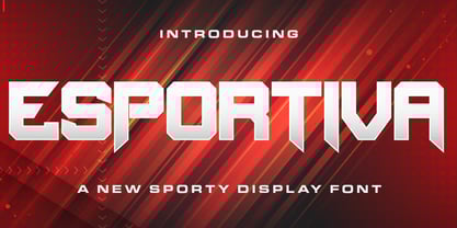 Esportiva Font Poster 1