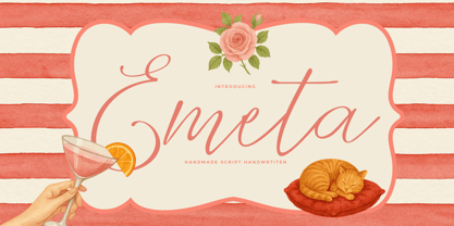 Fd Emeta Font Poster 1