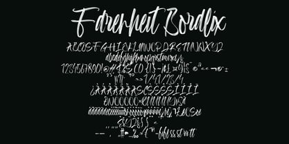 Farenheit Boralix Font Poster 4