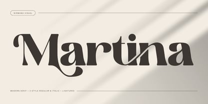 Martina Retro Font Poster 1