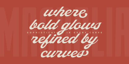 Magdalia Font Poster 7