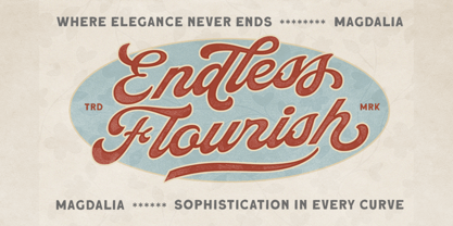 Magdalia Font Poster 2