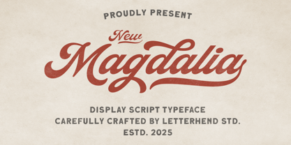 Magdalia Font Poster 1