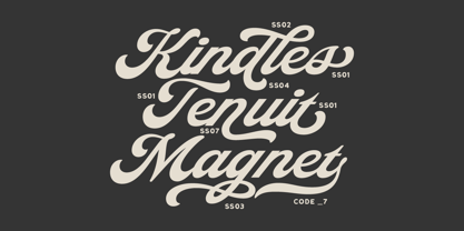 Magdalia Font Poster 5