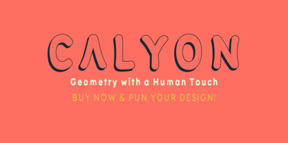 Calyon Font Poster 5