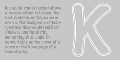 Calyon Font Poster 3