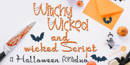 ZP Witchy Wicked Font Poster 1