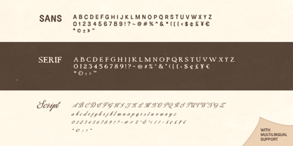 Country Bridge Font Poster 9