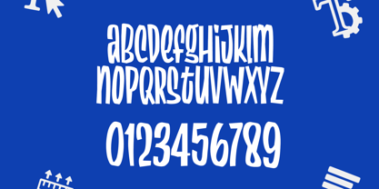 Kayo Blast Font Poster 8