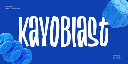 Kayo Blast Font Poster 1