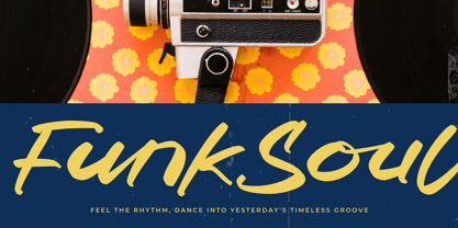 Hustle Graffiti Font Poster 3