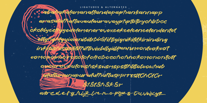 Hustle Graffiti Font Poster 15