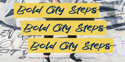 Hustle Graffiti Font Poster 4