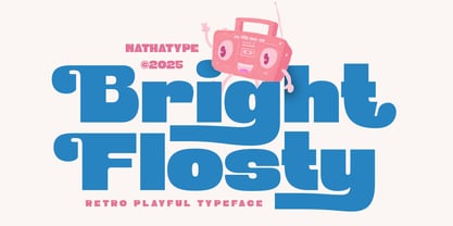 Bright Flosty Font Poster 1