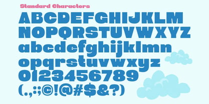 Bright Flosty Font Poster 3
