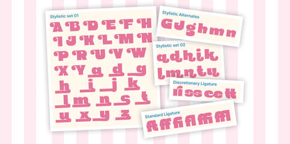 Bright Flosty Font Poster 4