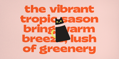 Bugky Groft Font Poster 4