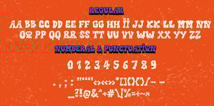 Haunted Carnival Font Poster 12