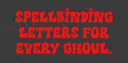 Haunted Carnival Font Poster 8