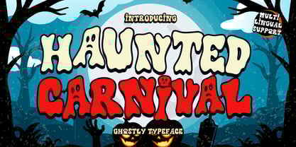 Haunted Carnival Font Poster 1